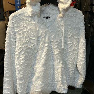 Snapp Studio White Fleece hoodie